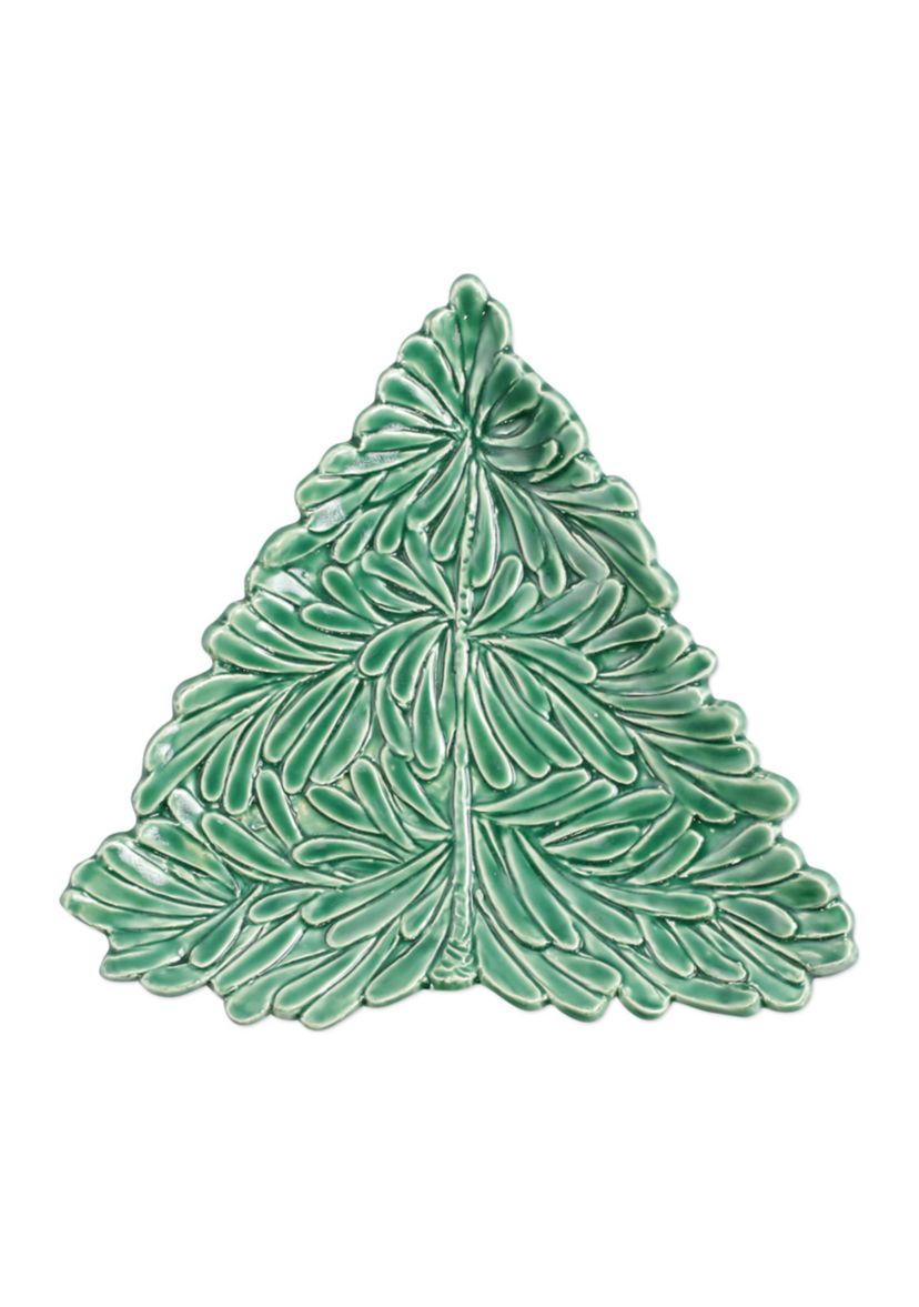 Lastra Holiday Figural Tree Small Plate