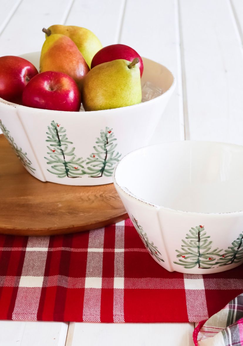 Lastra Holiday Large Stacking Serving Bowl