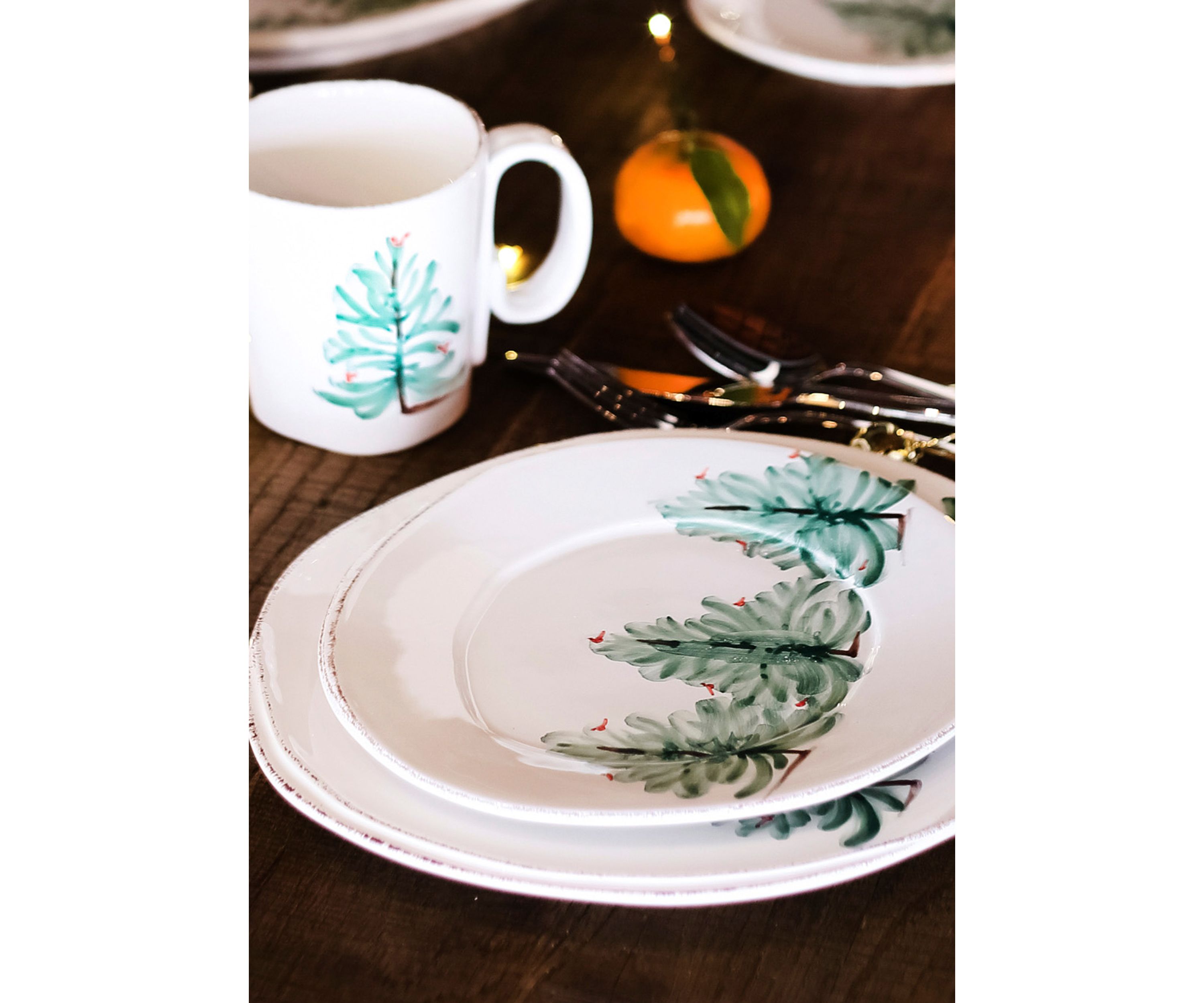Lastra Holiday European Dinner Plate