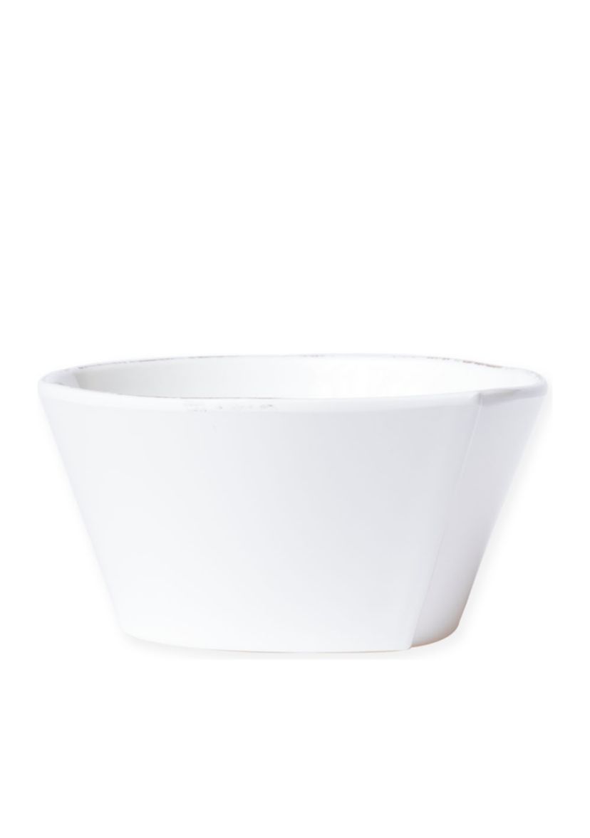 Lastra Melamine White Stacking Cereal Bowl