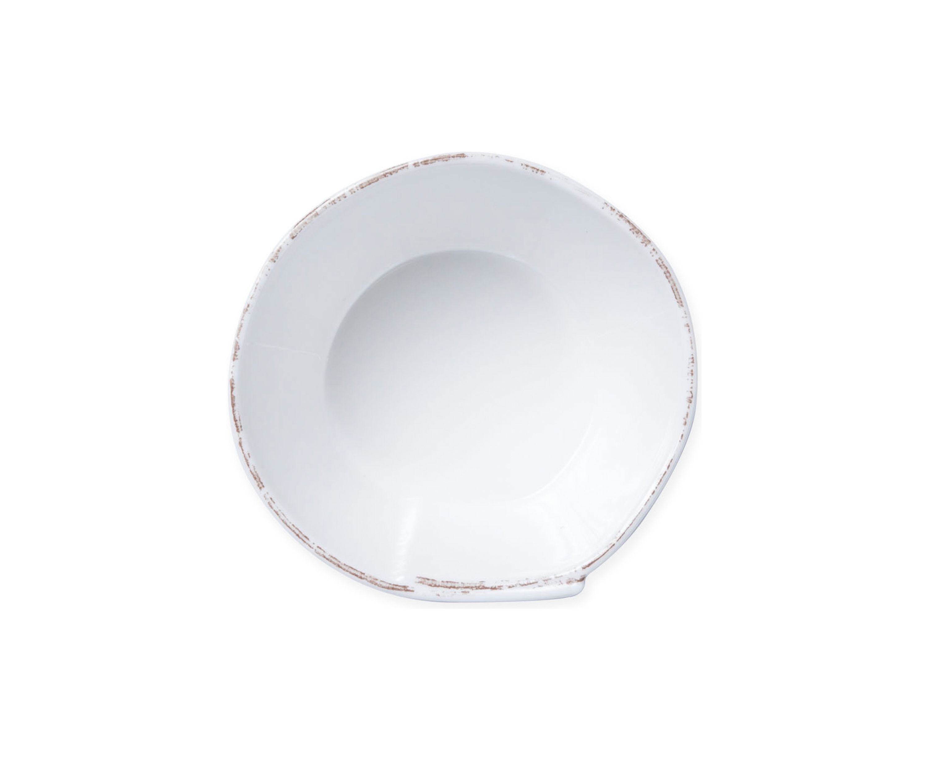 Lastra Melamine White Stacking Cereal Bowl