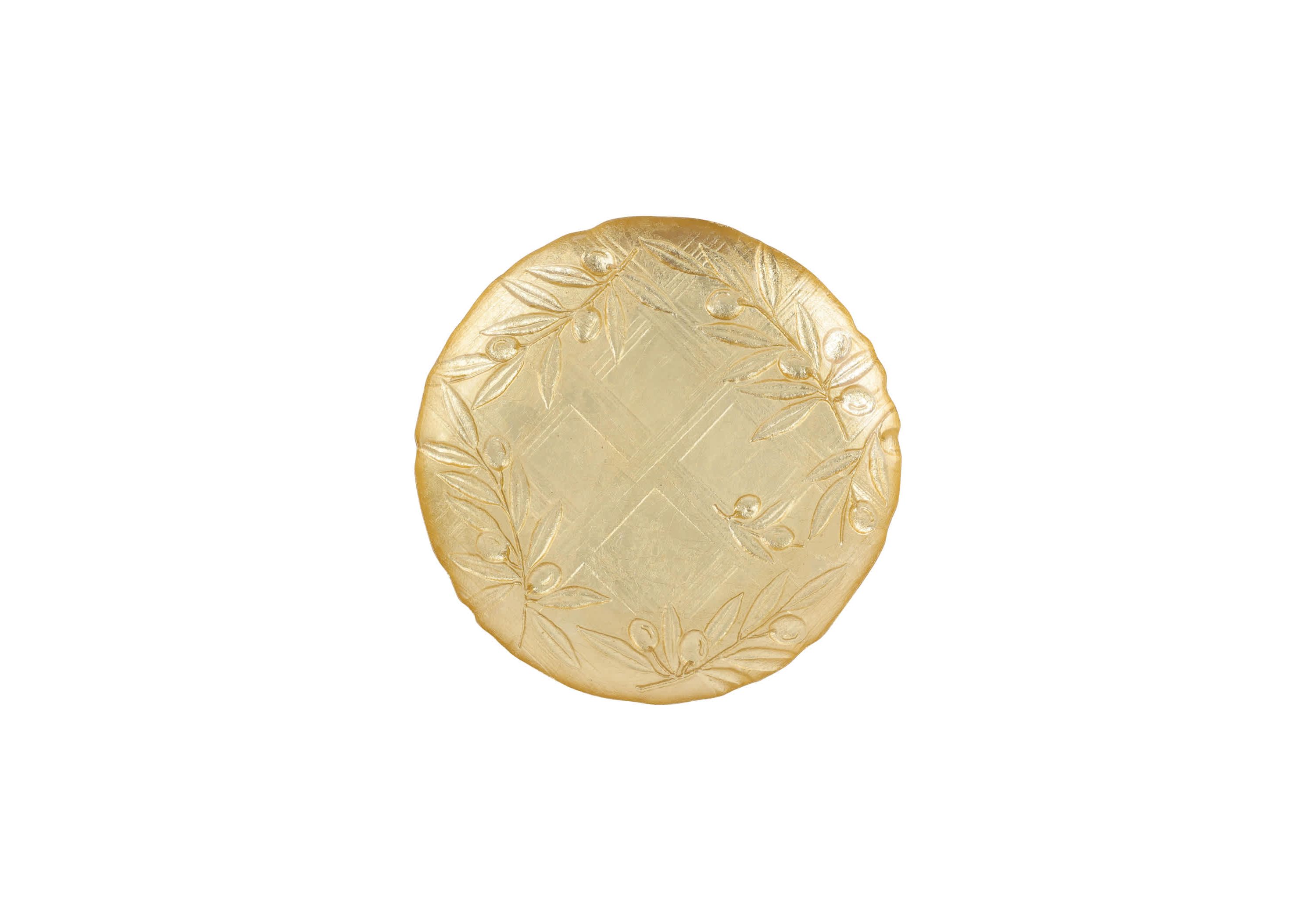 Moon Glass Olive Salad Plate