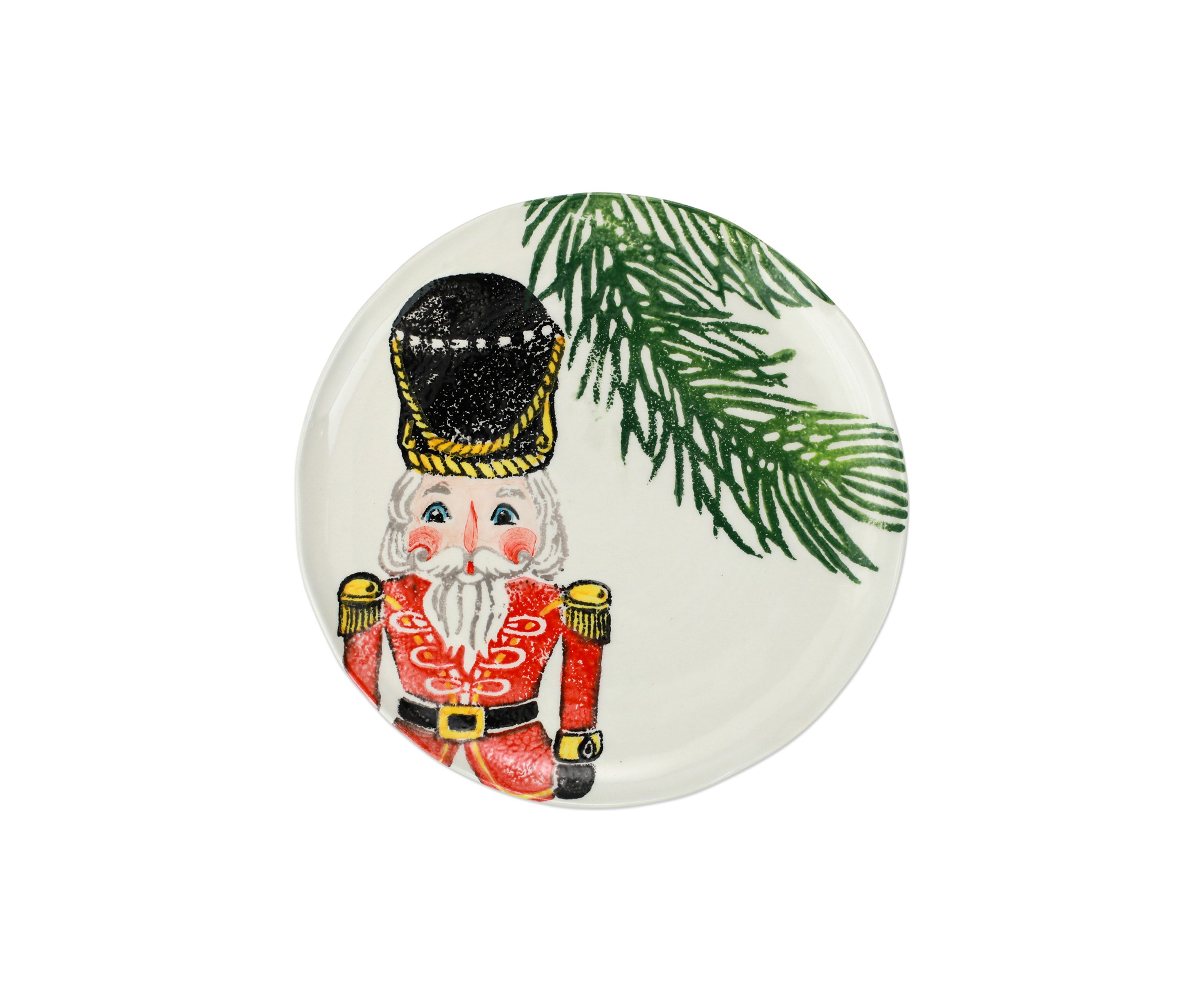 Nutcracker Red Salad Plate