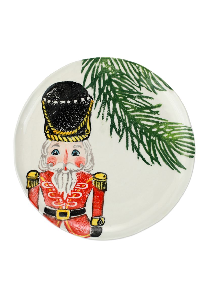 Nutcracker Red Salad Plate