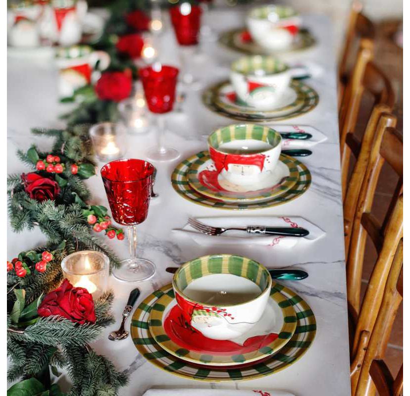 Old St. Nick Assorted Sixteen-Piece Place Setting