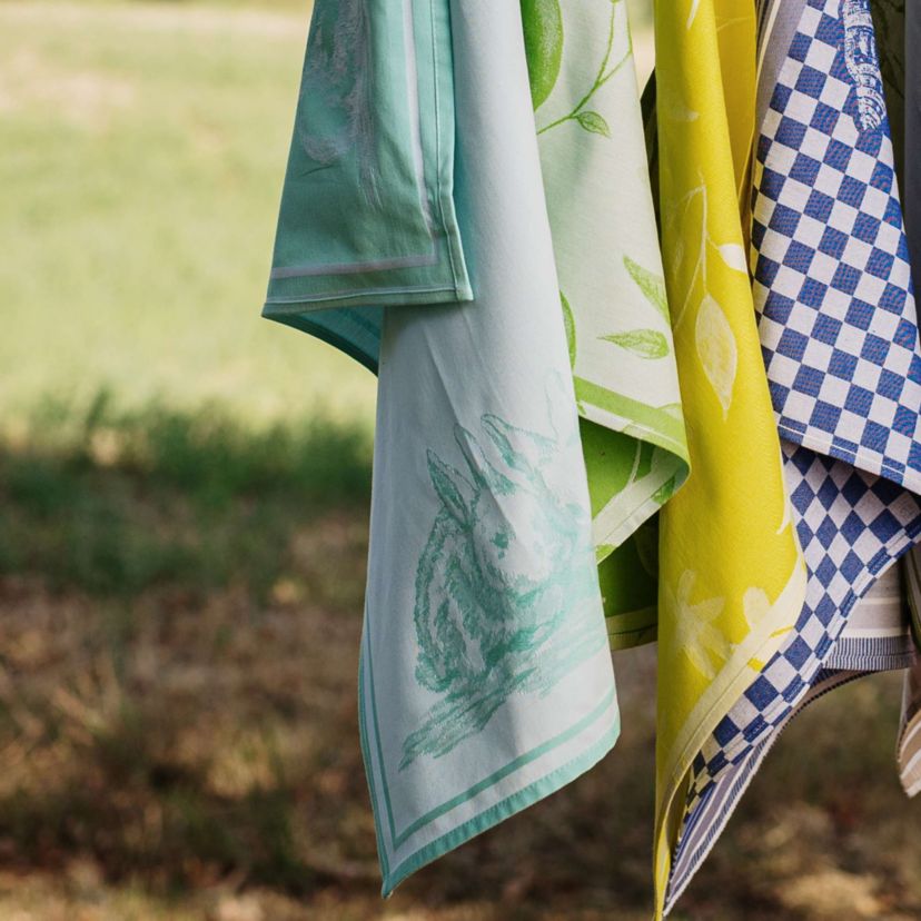 Strofinaccio Aqua Bunny Dish Towels - Set of 2