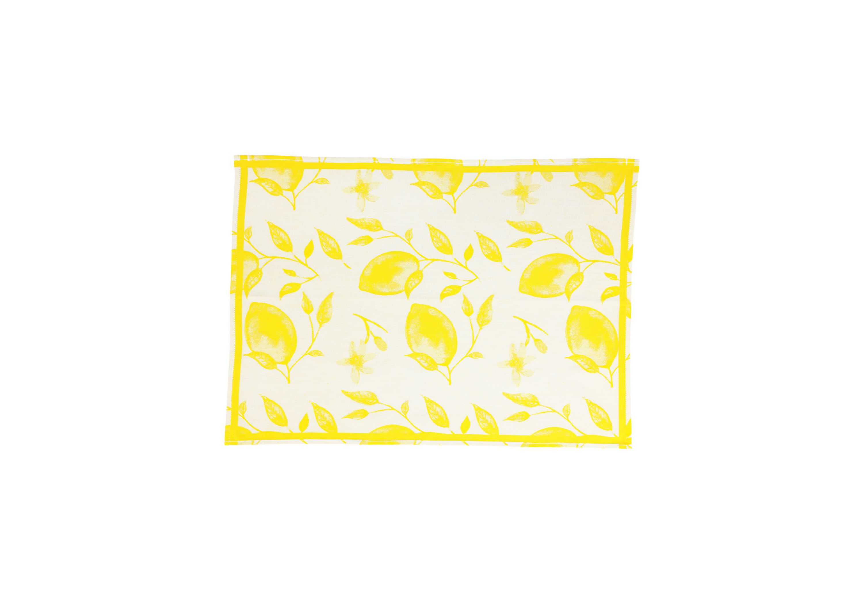 Strofinaccio Yellow Lemons Dish Towels - Set of 2