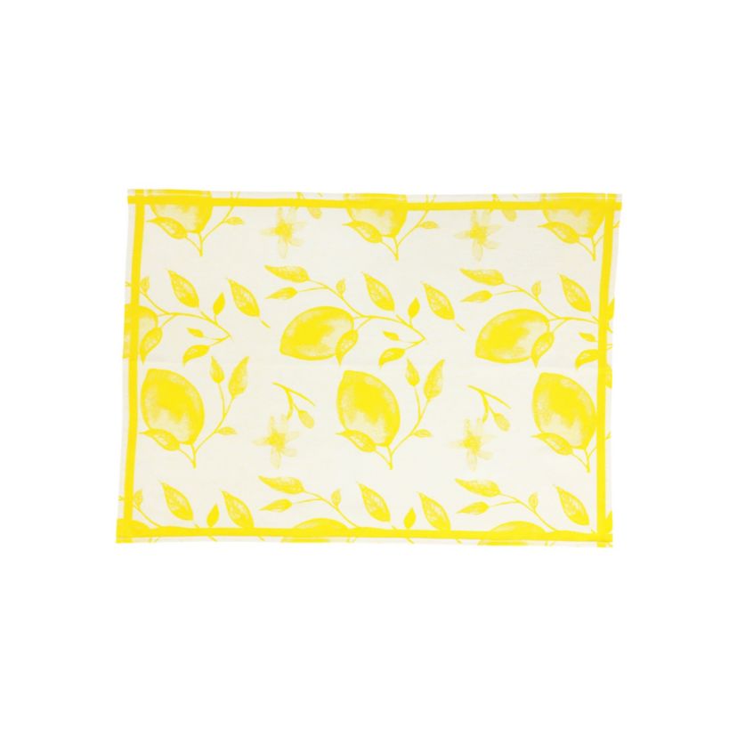 Strofinaccio Yellow Lemons Dish Towels - Set of 2