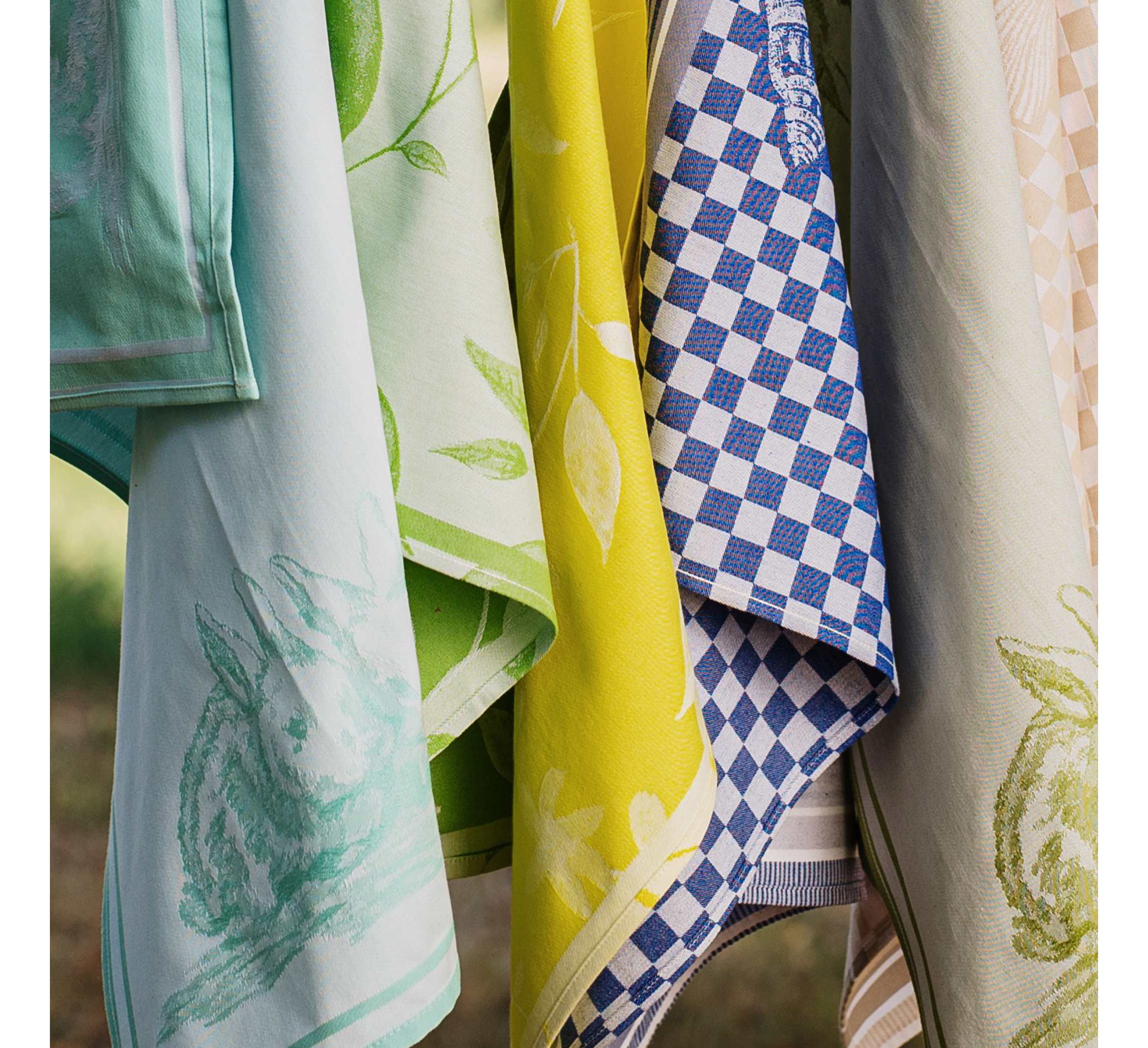Strofinaccio Yellow Lemons Dish Towels - Set of 2