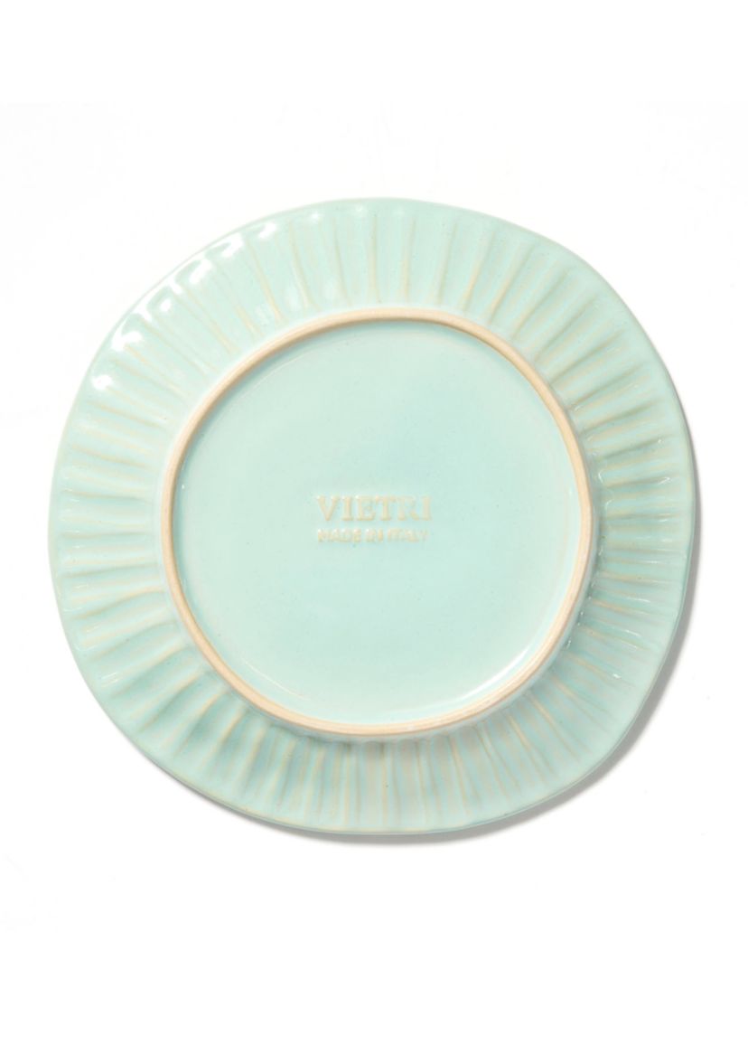 Incanto Stone Aqua Stripe Salad Plate