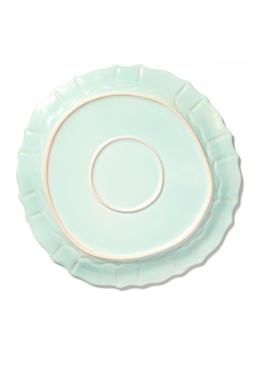 Incanto Stone Aqua Baroque Round Platter