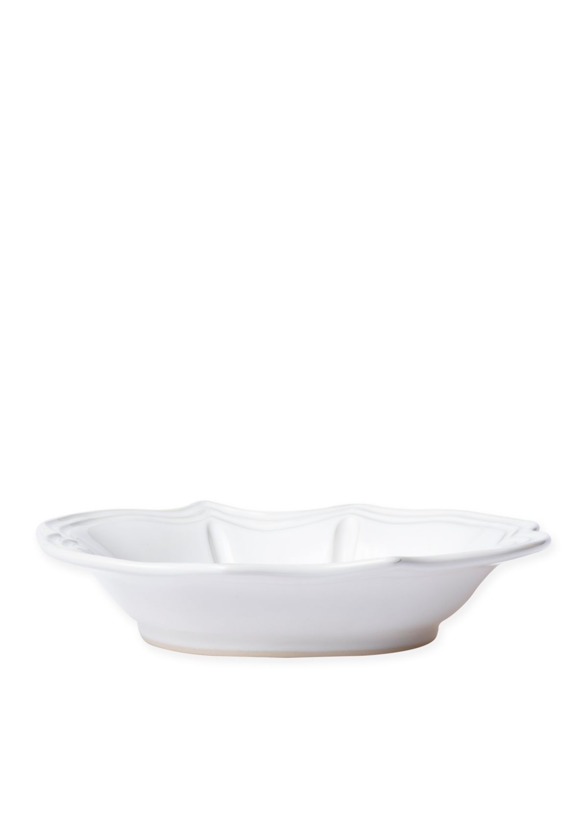 Incanto Stone White Baroque Pasta Bowl