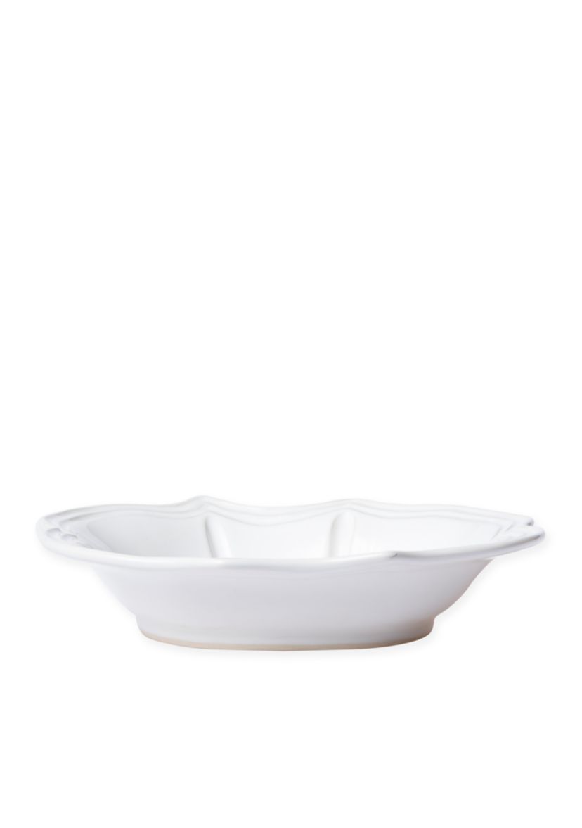 Incanto Stone White Baroque Pasta Bowl