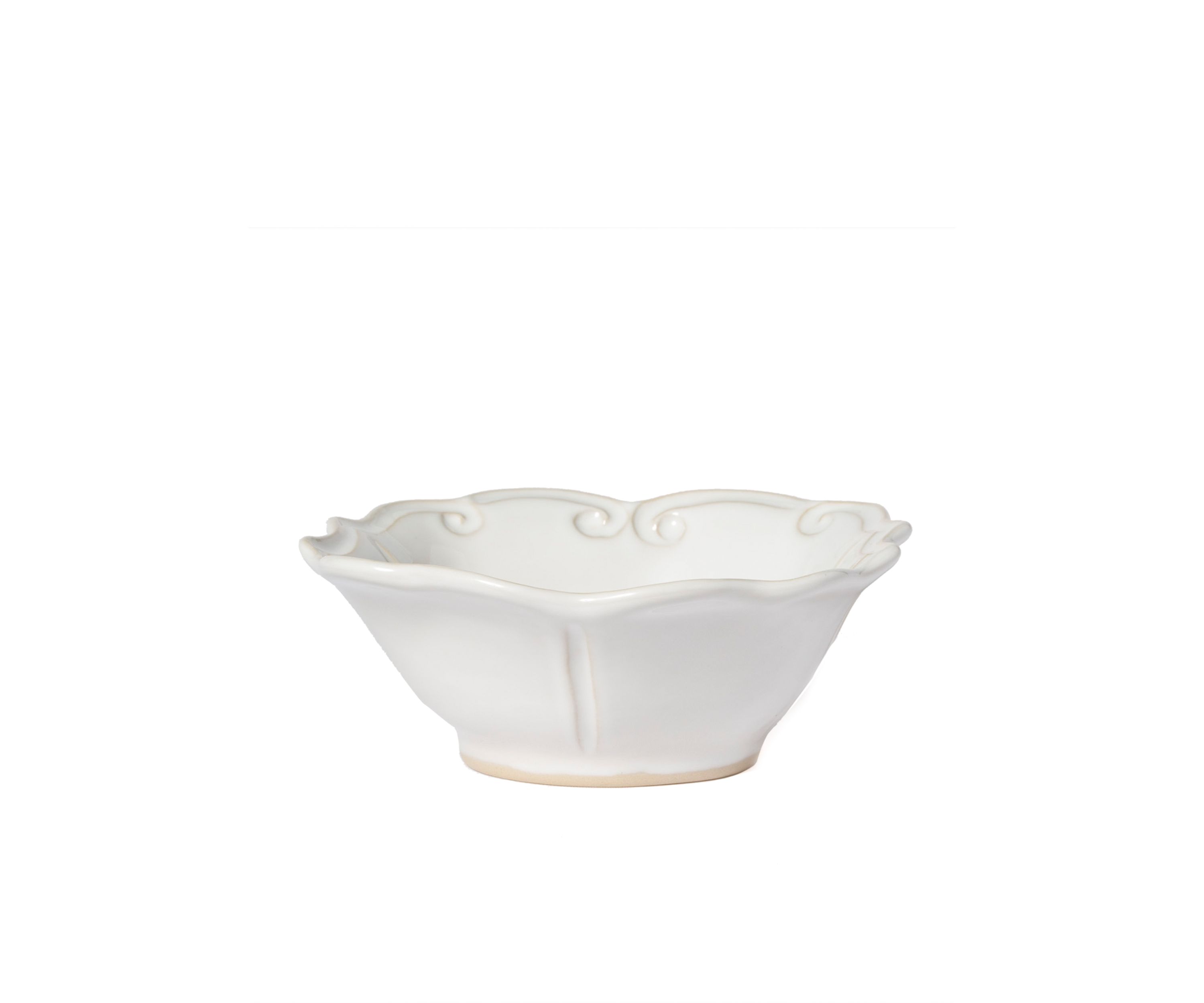 Incanto Stone White Baroque Cereal Bowl