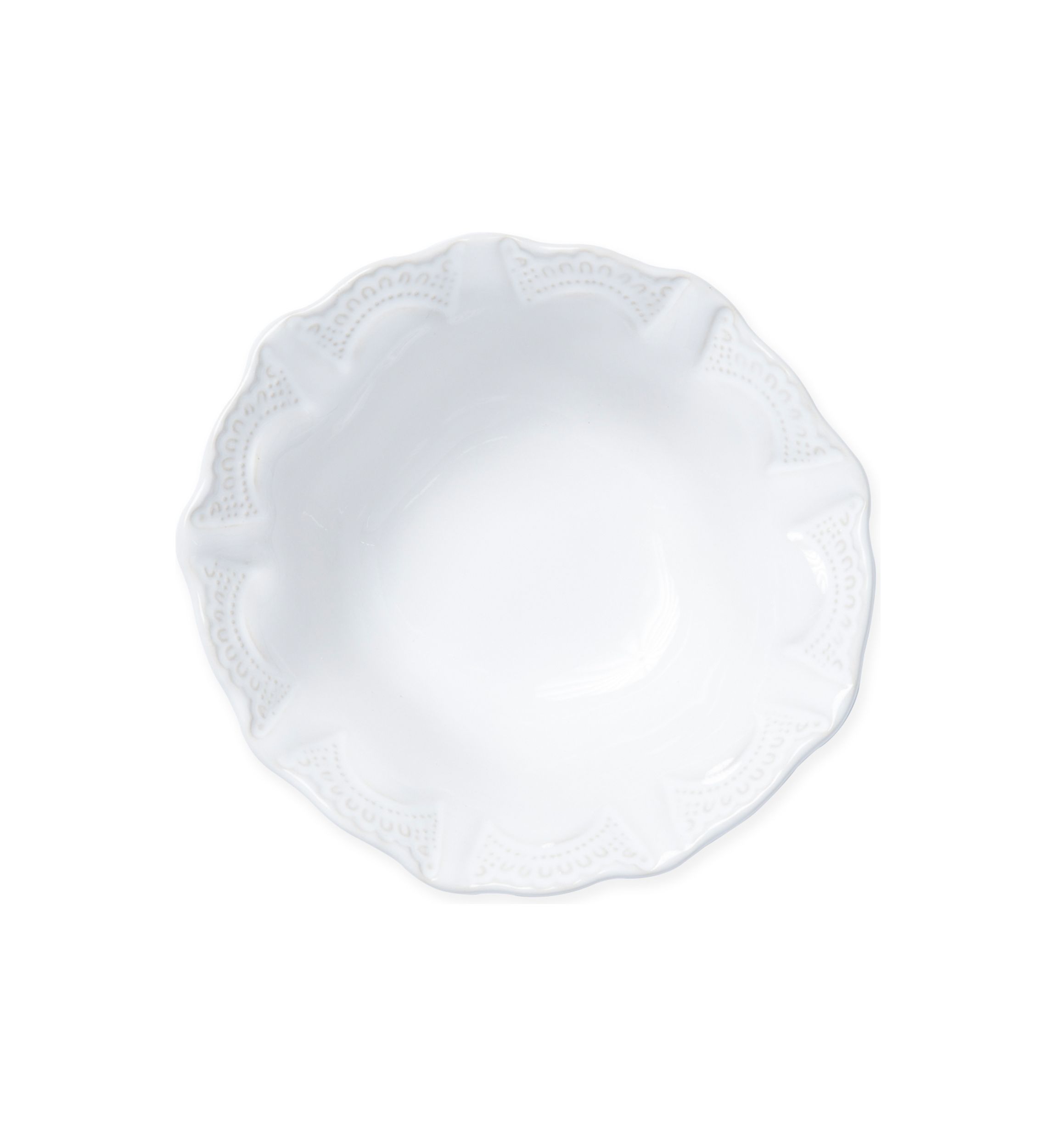 Incanto Stone White Lace Cereal Bowl