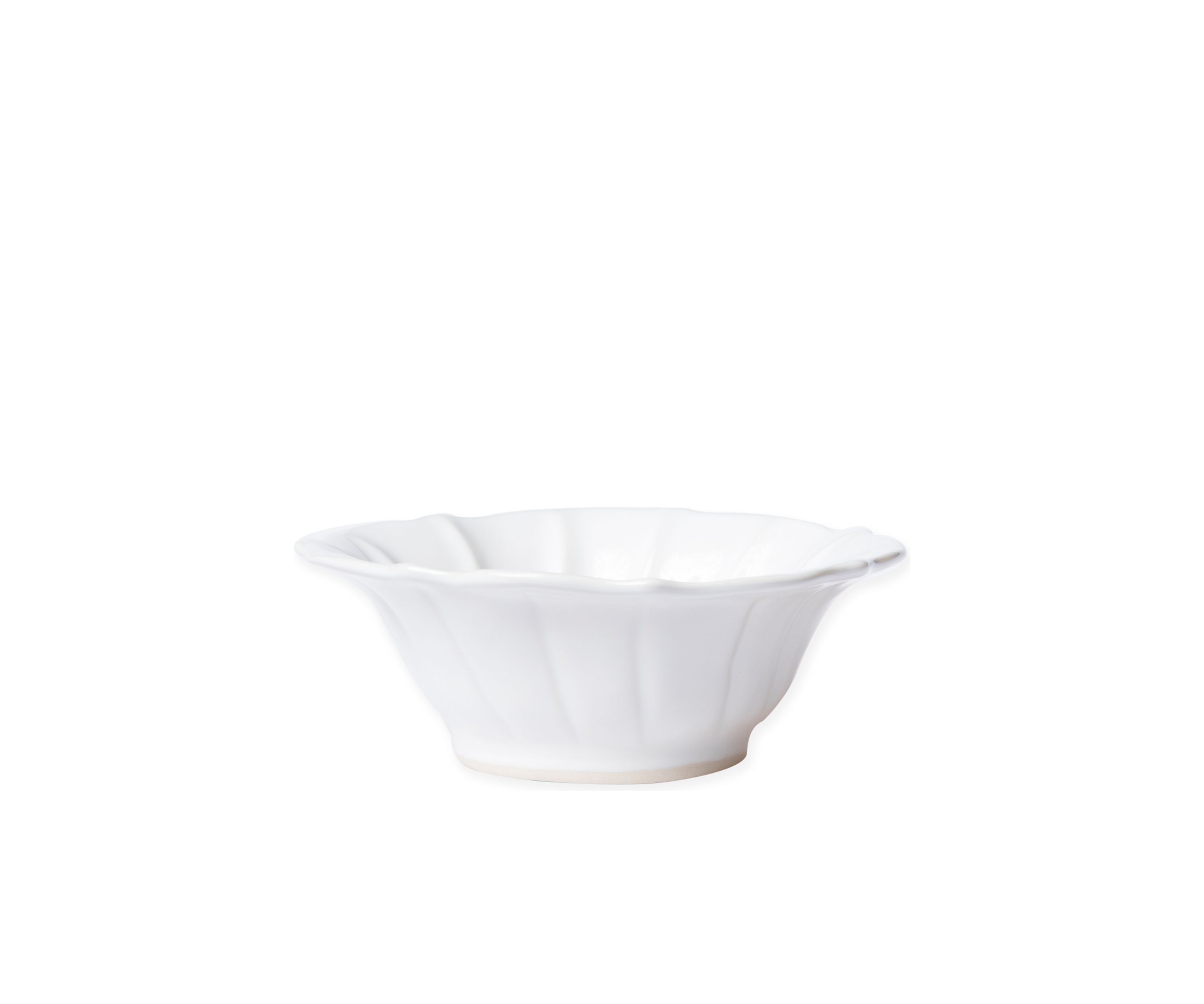 Incanto Stone White Ruffle Cereal Bowl