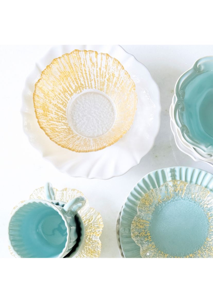 Incanto Stone White Ruffle Cereal Bowl