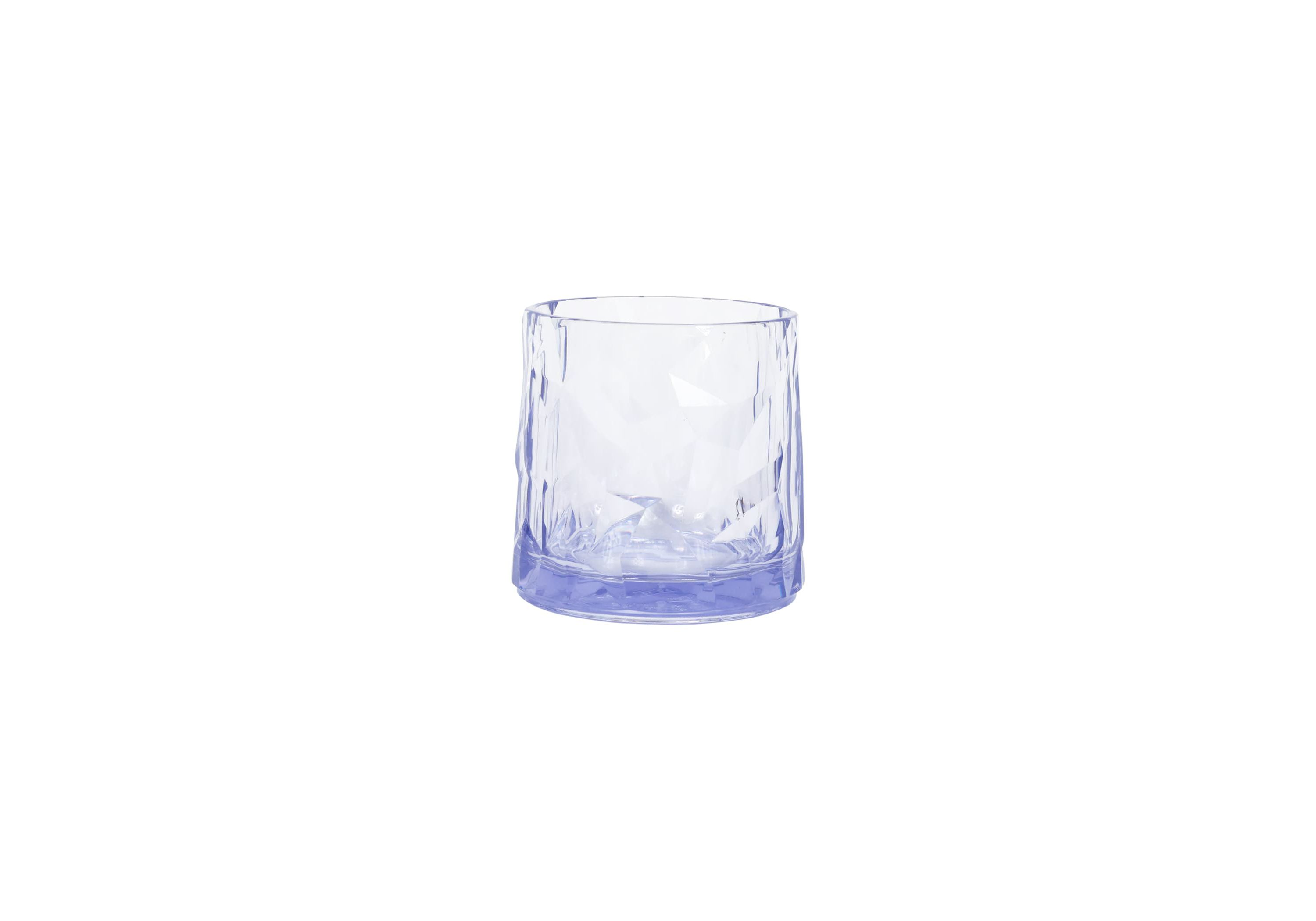 Superglass Blue Low Ball
