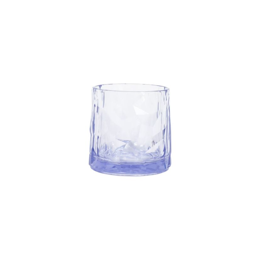 Superglass Blue Low Ball