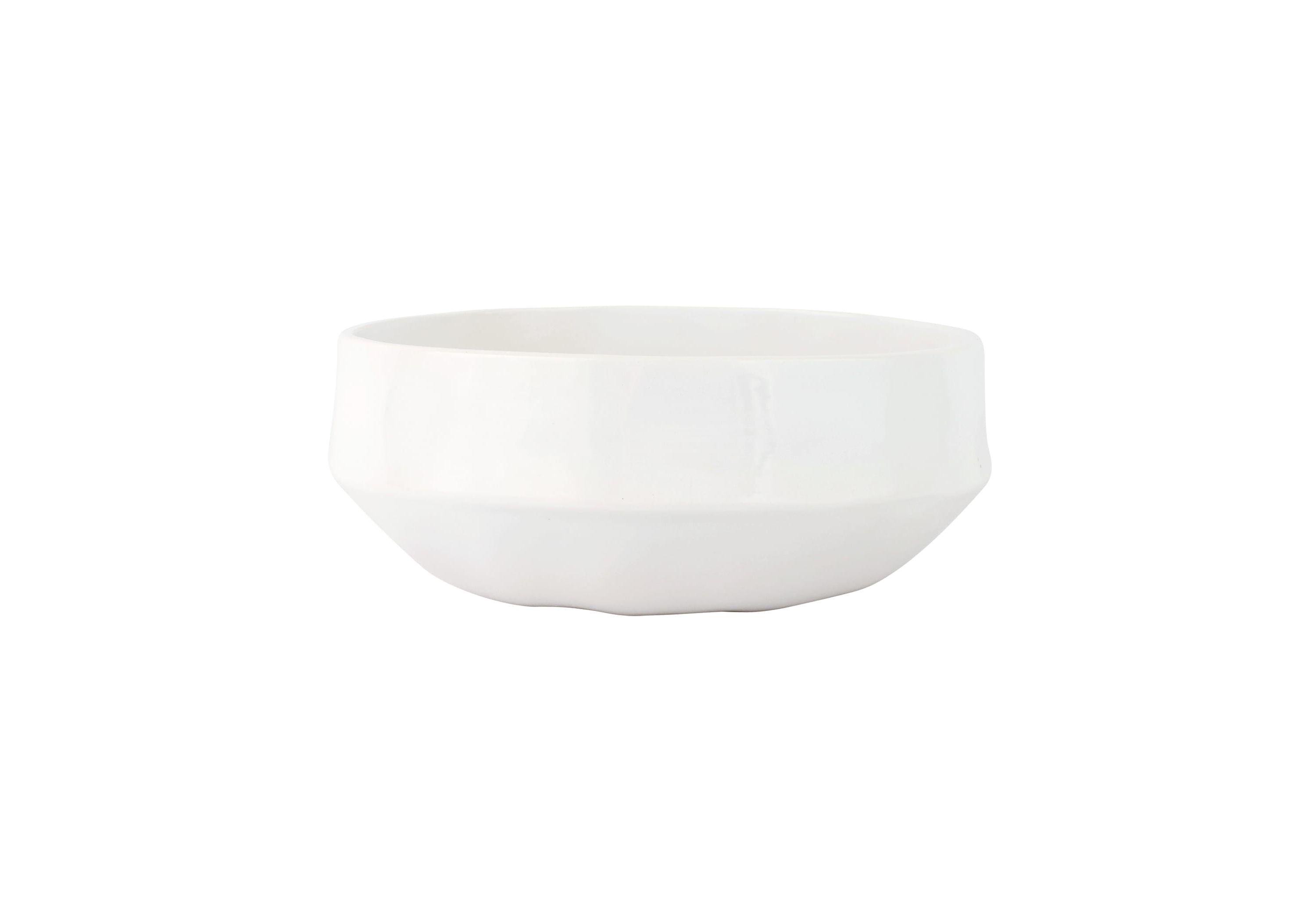 Aria White Organic Large Serving Bowl