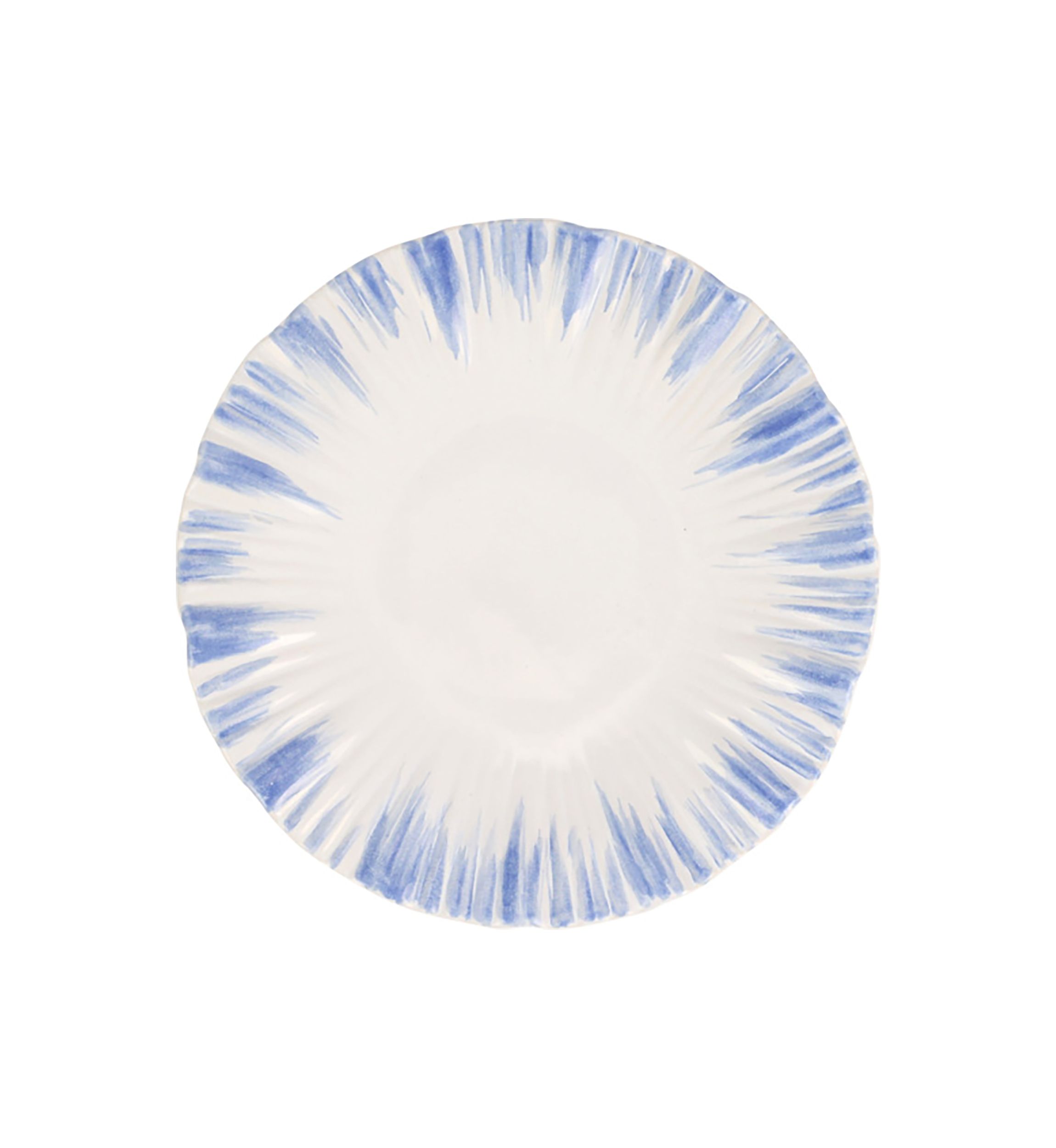 Bari White Salad Plate