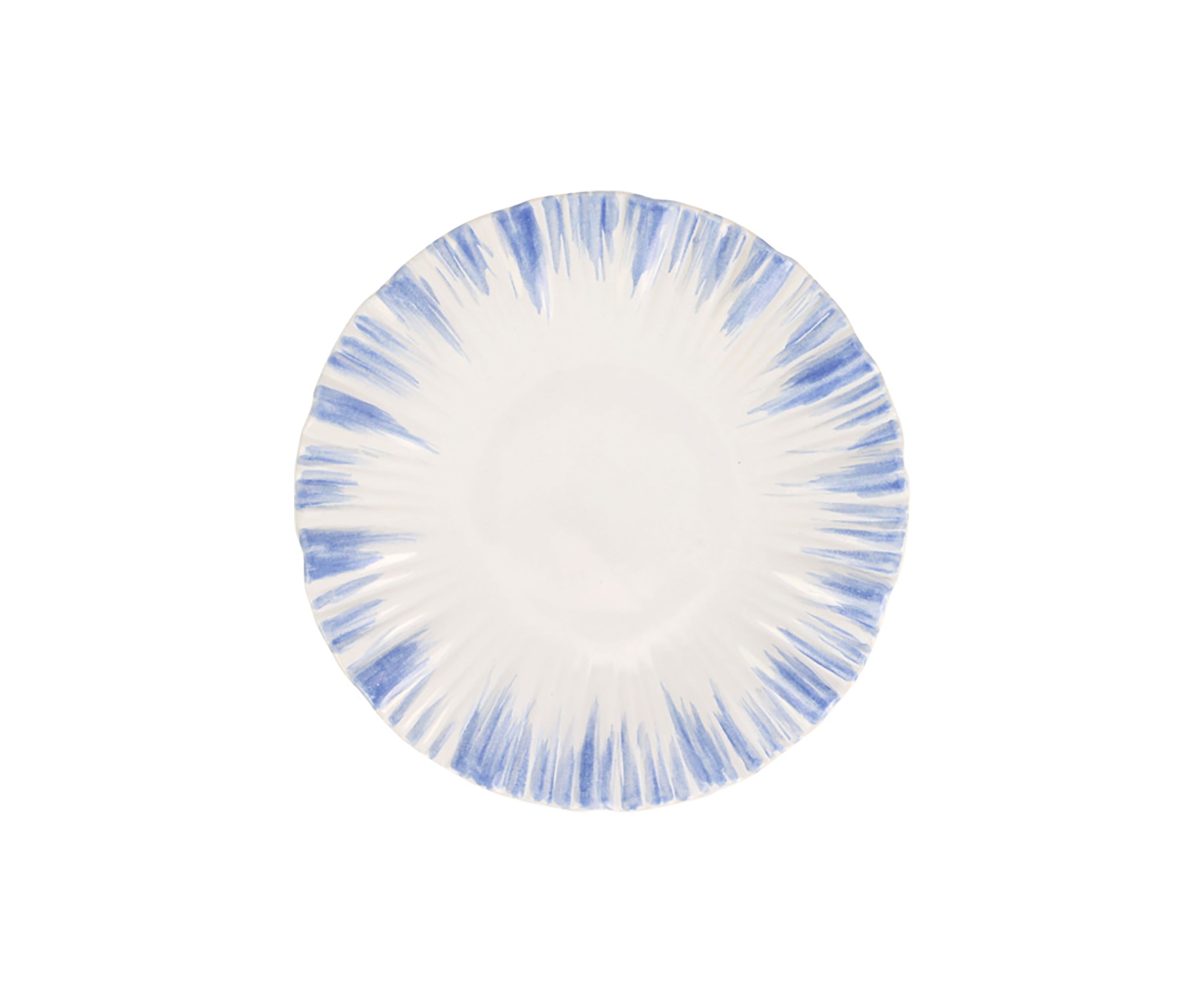 Bari White Salad Plate