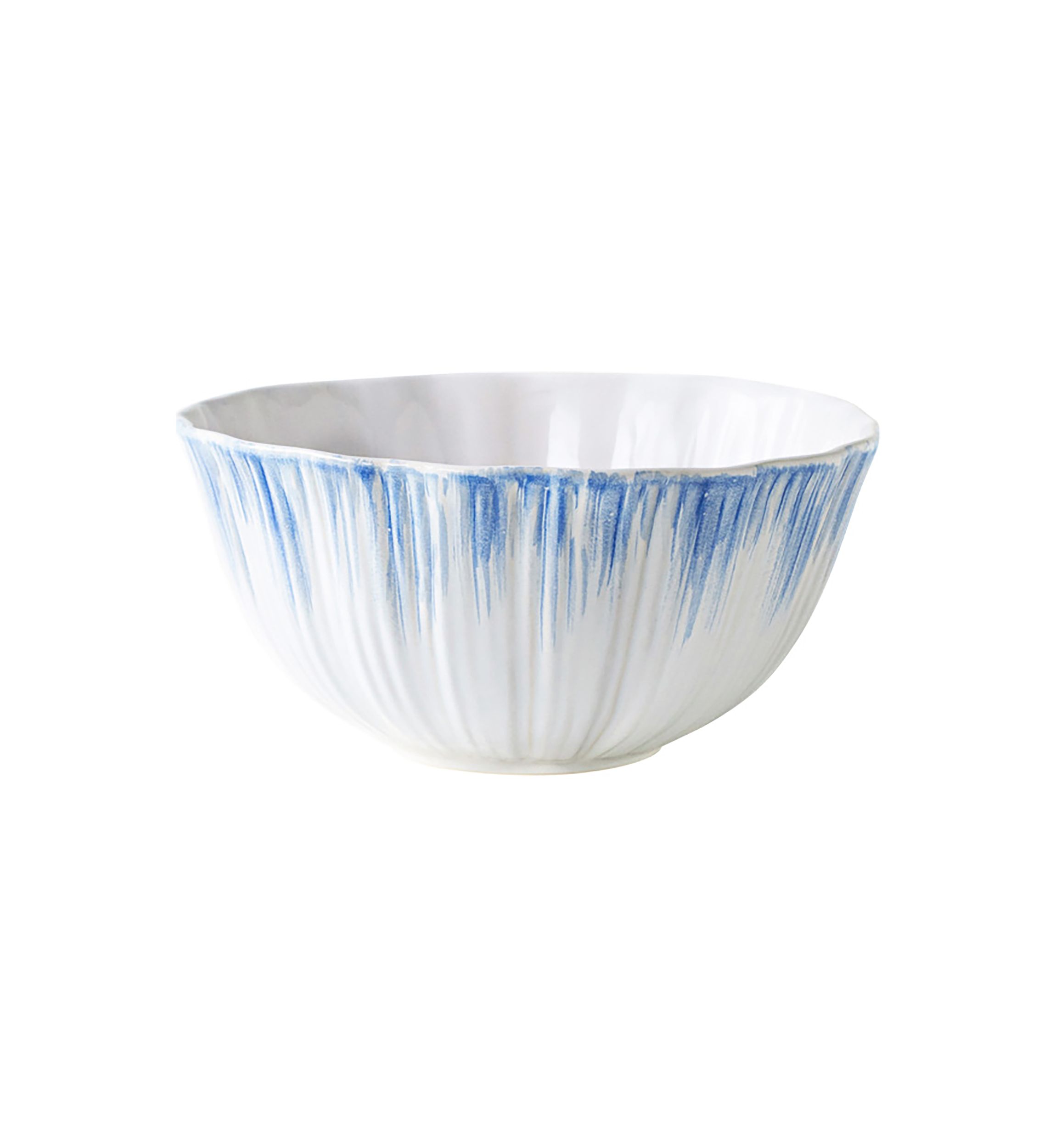 Bari Blue and White Serving Bowl