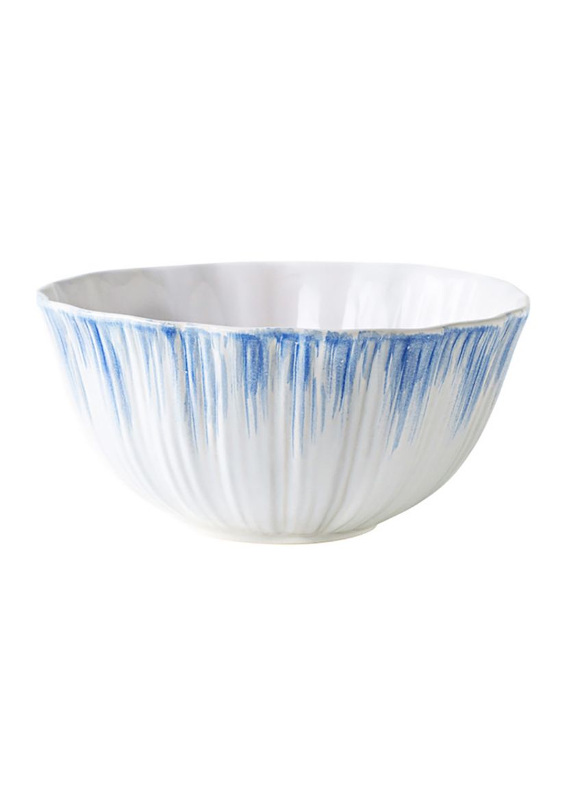 Bari Blue and White Serving Bowl