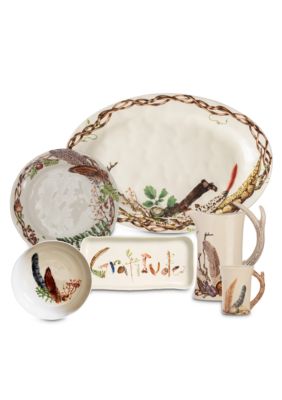 Juliska Forest Walk Sauce Boat and Stand