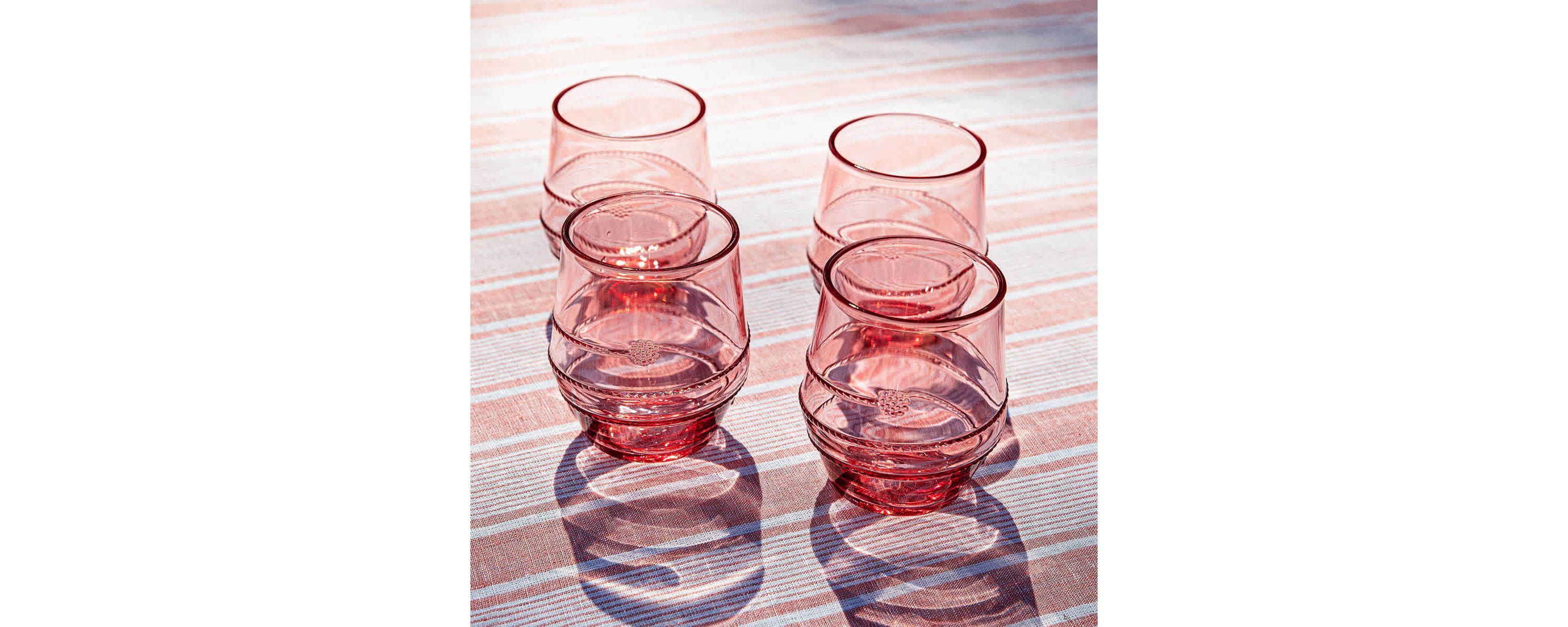 Amalia Acrylic Small Tumbler Set/4 - Ocean