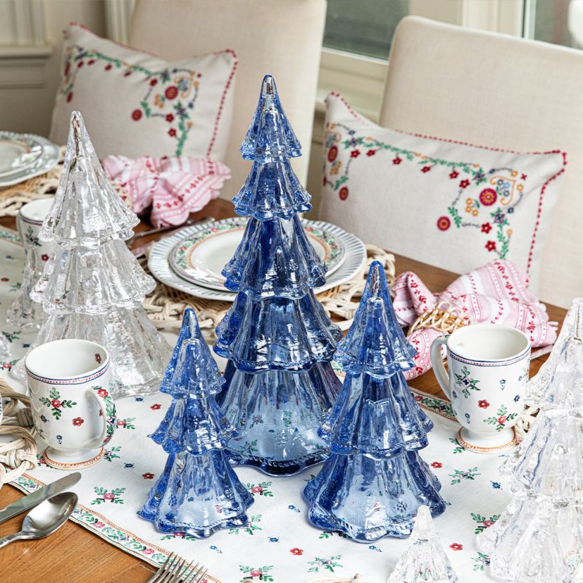 Berry & Thread 16" Tree Set/5pc - Blue