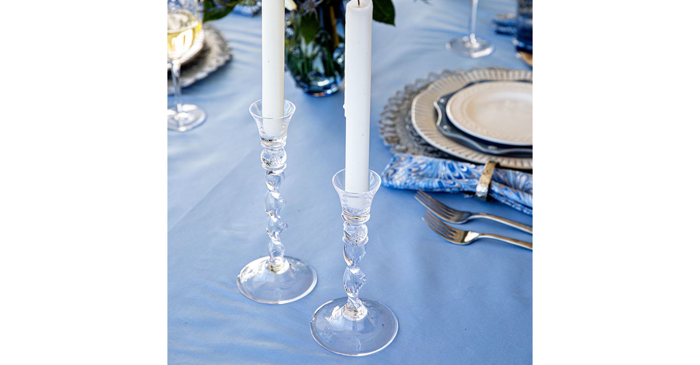 Berry 8.5" Spiral Candlestick