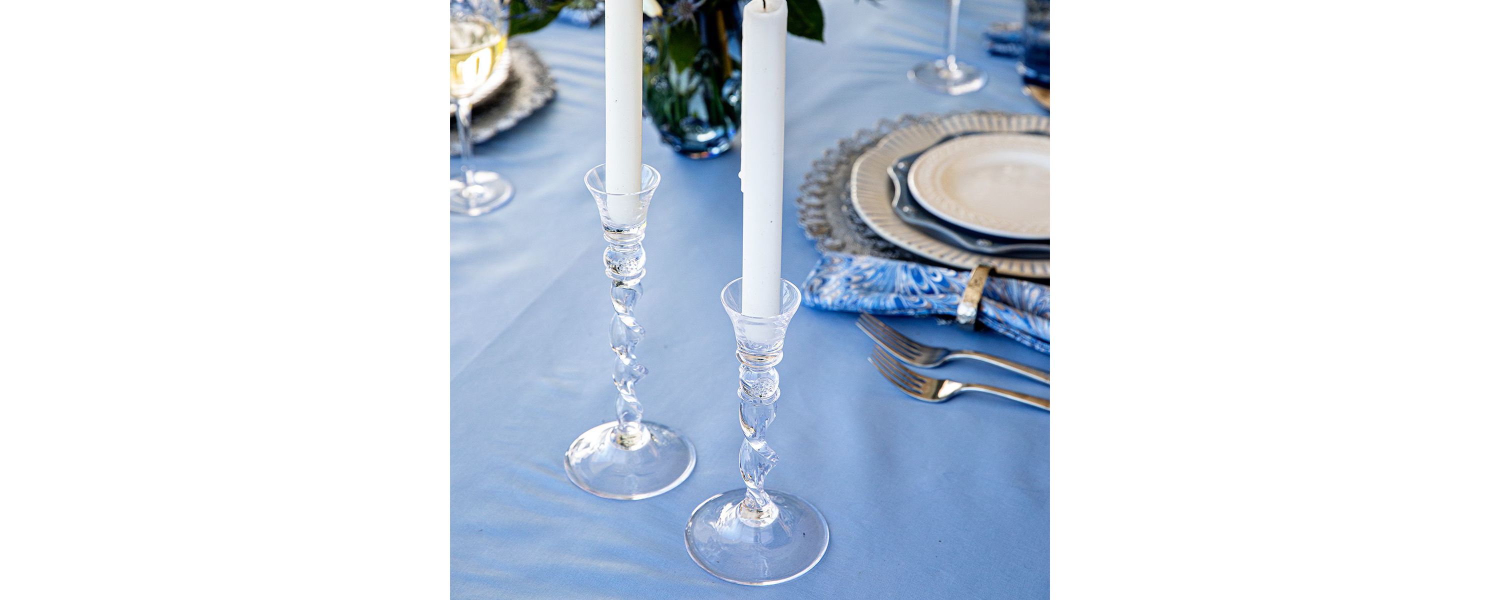 Berry 8.5" Spiral Candlestick