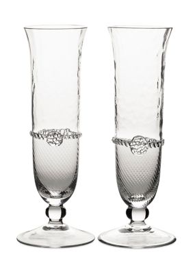 Graham Set of Two, Toasting Flutes