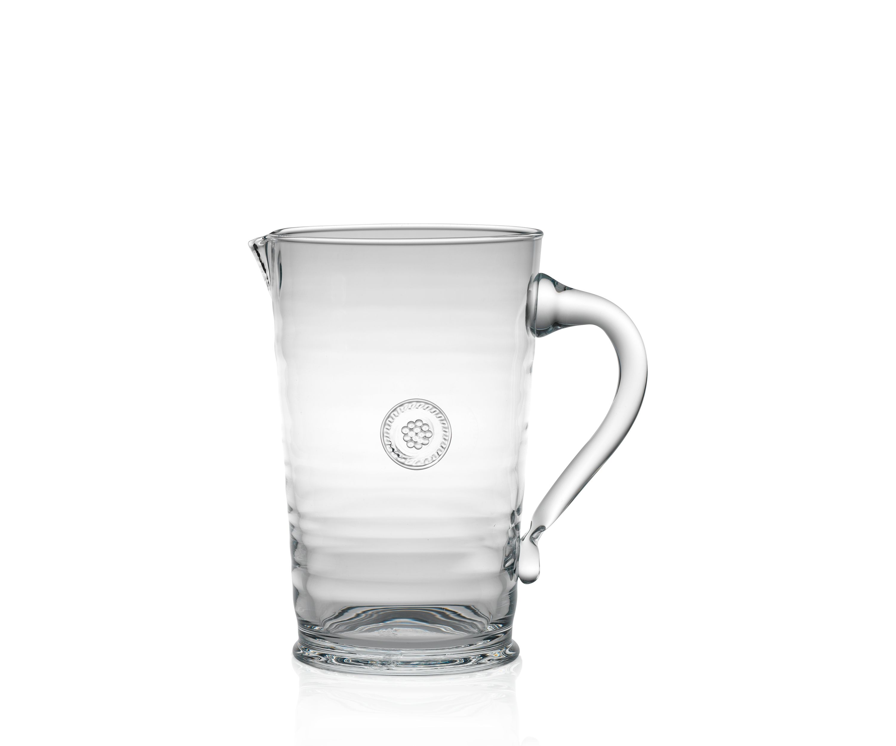 Berry and Thread Glassware Pitcher, 8.5-in.