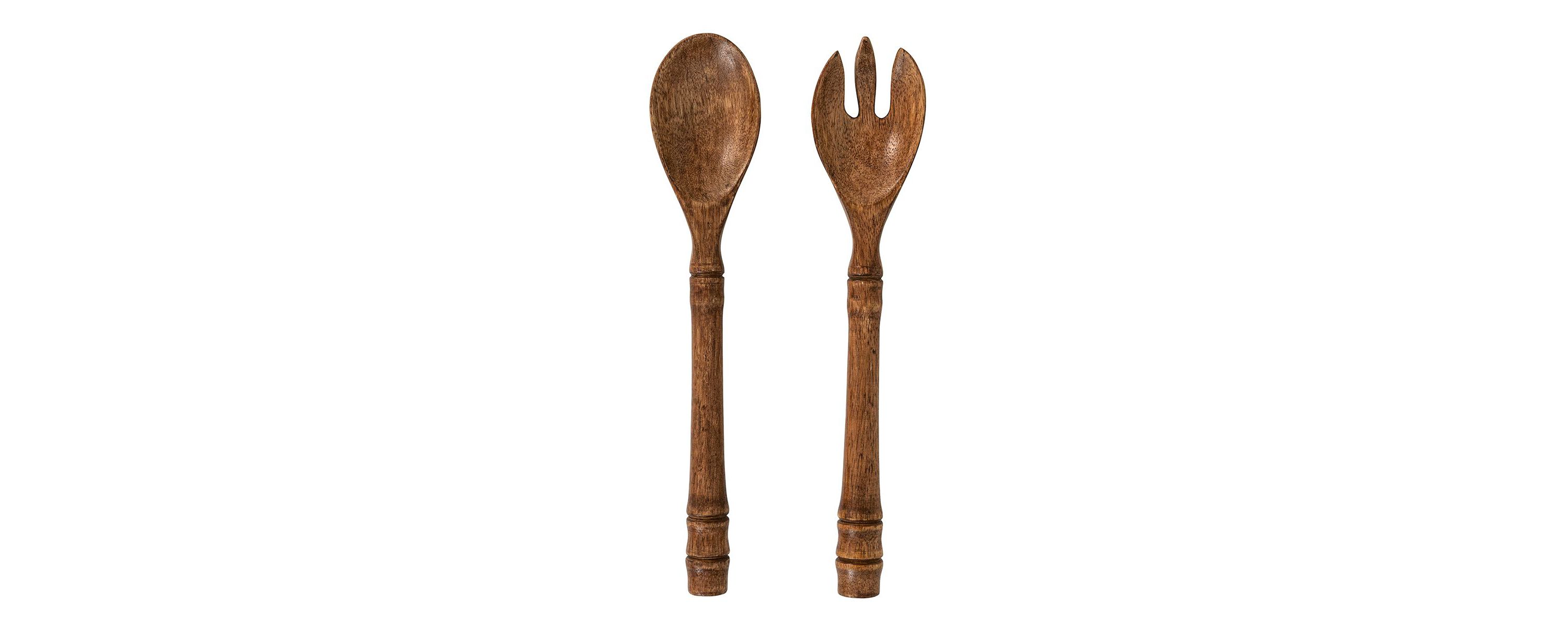 Bilbao Wood Salad Server Set/2pc