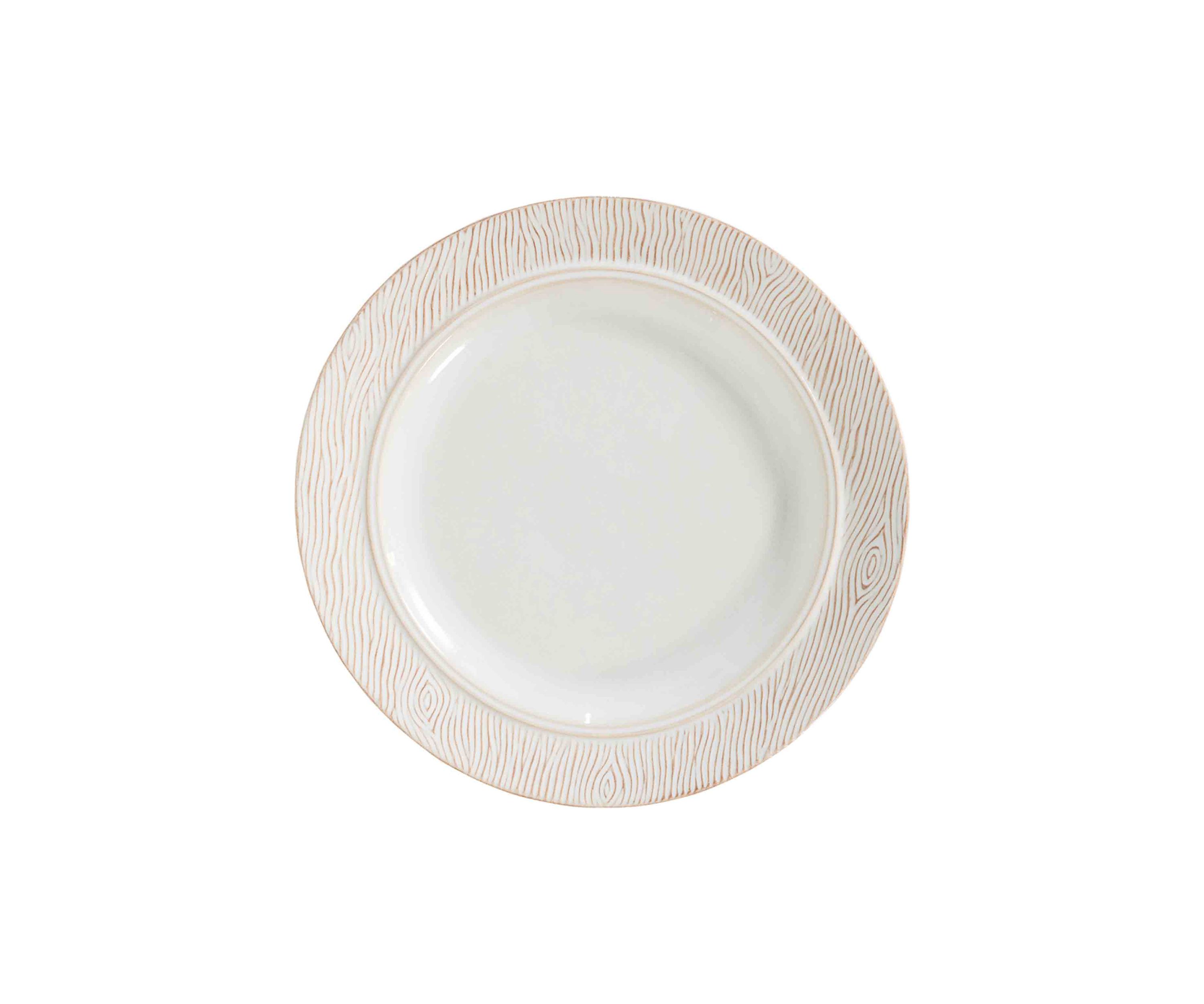 Blenheim Oak Dessert/Salad Plate - Whitewash