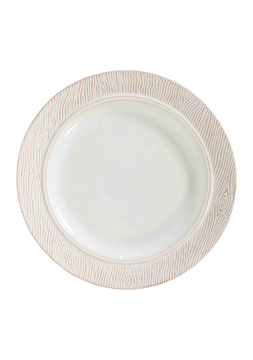 Blenheim Oak Dessert/Salad Plate - Whitewash