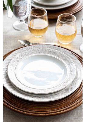 Blenheim Oak Dessert/Salad Plate - Whitewash