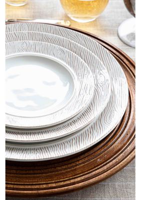 Blenheim Oak Dessert/Salad Plate - Whitewash