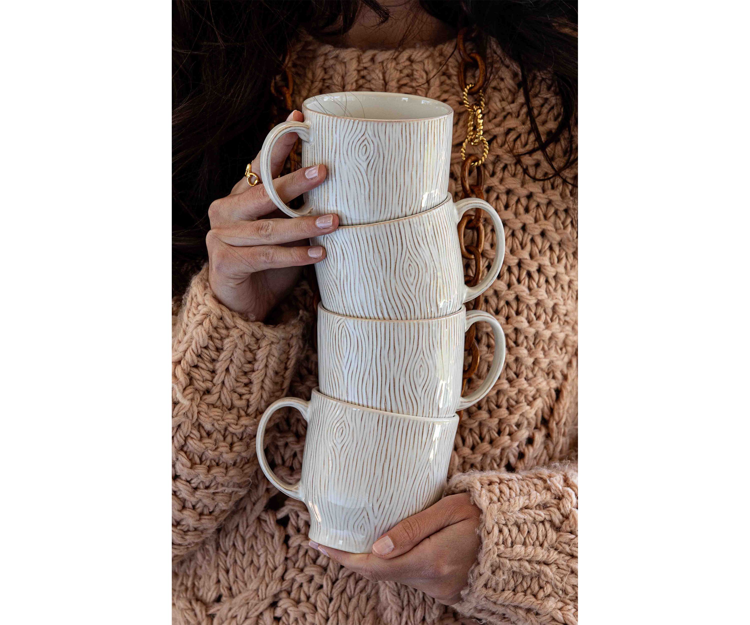 Blenheim Oak Mug - Whitewash