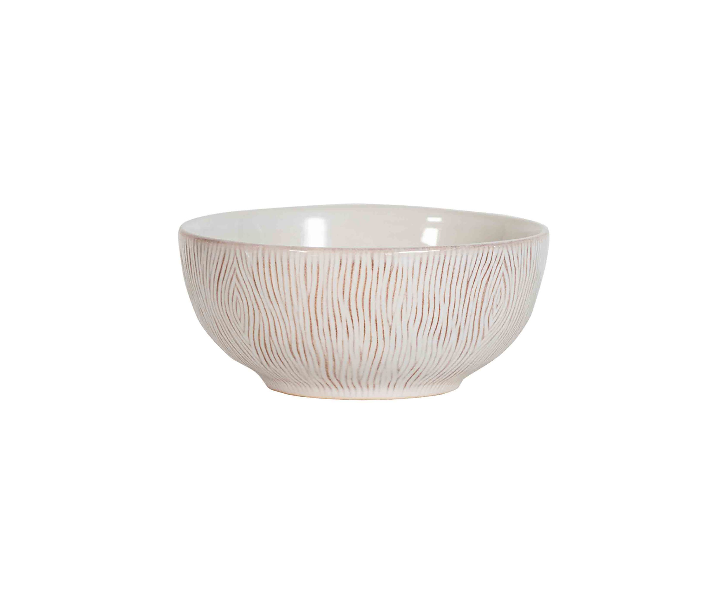 Blenheim Oak Cereal/Ice Cream Bowl - Whitewash