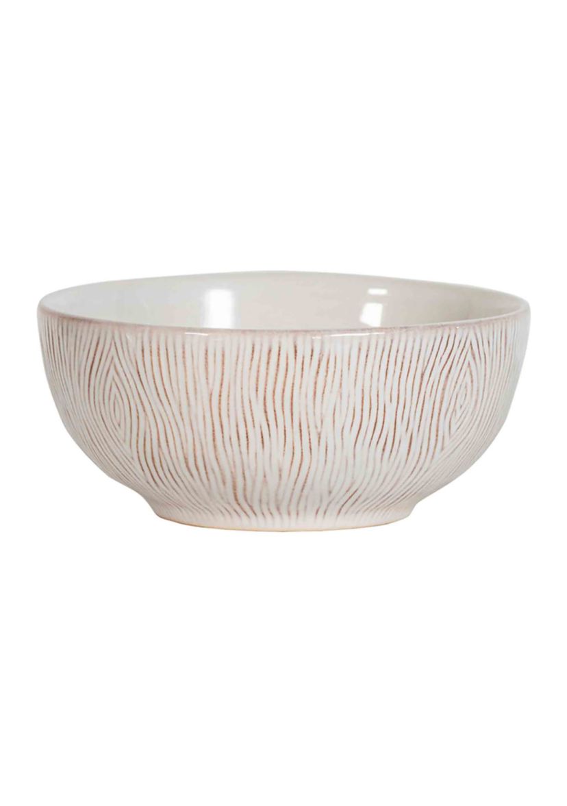 Blenheim Oak Cereal/Ice Cream Bowl - Whitewash