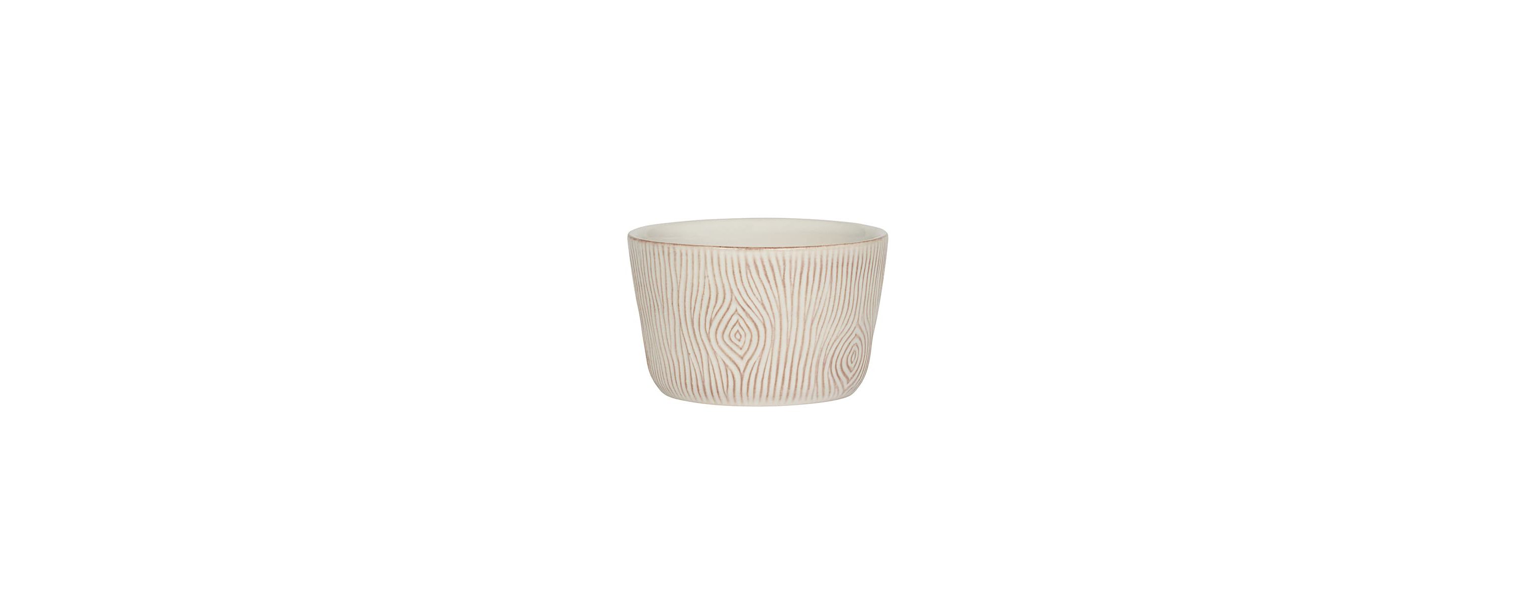 Blenheim Oak Ramekin - Whitewash