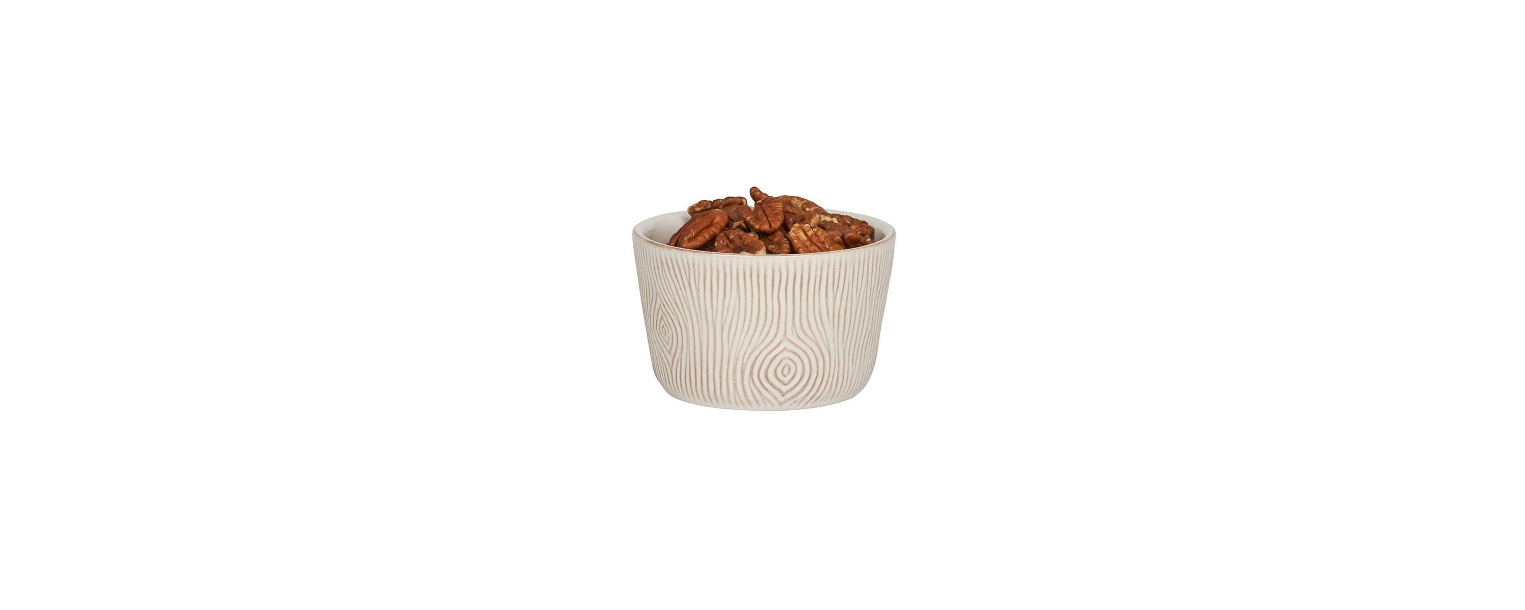 Blenheim Oak Ramekin - Whitewash