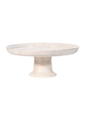 Blenheim Oak Cake Stand - Whitewash