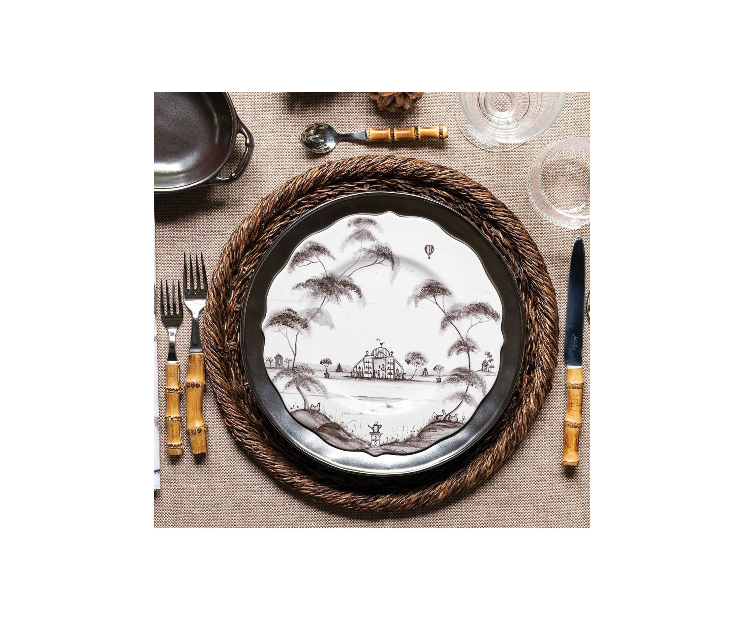 Country Estate Flint Dessert/Salad Plate Conservatory