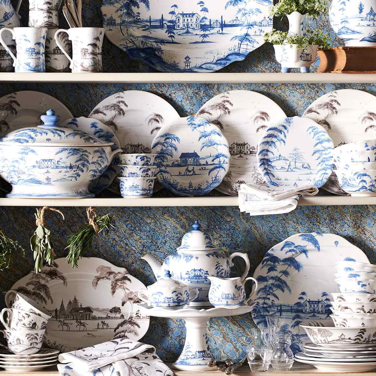 Country Estate Charger/Platter - Delft Blue