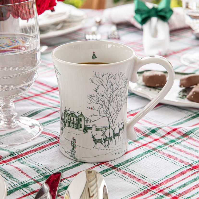 Country Estate Winter Frolic 16pc Place Setting - Evergreen