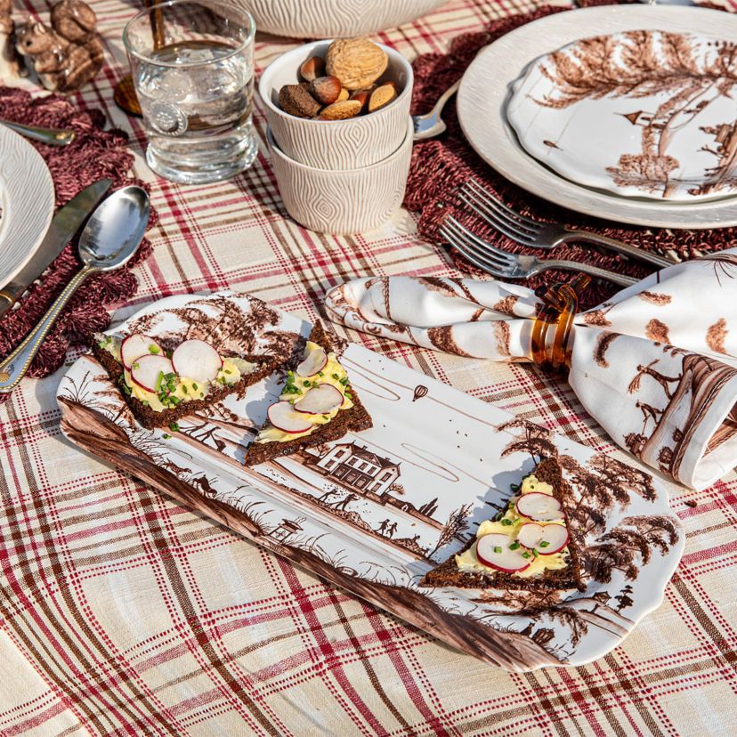 Country Estate Harvest 15" Hostess Tray